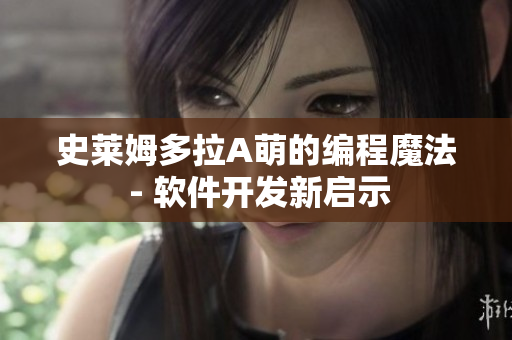 史萊姆多拉A萌的編程魔法 - 軟件開發(fā)新啟示