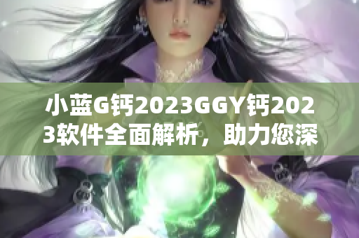 小藍(lán)G鈣2023GGY鈣2023軟件全面解析，助力您深入了解軟件領(lǐng)域