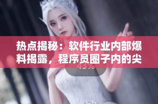 熱點揭秘：軟件行業(yè)內(nèi)部爆料揭露，程序員圈子內(nèi)的尖鋒猛料引發(fā)熱議