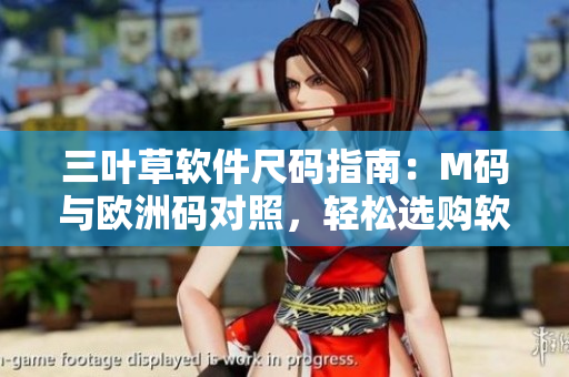 三葉草軟件尺碼指南：M碼與歐洲碼對(duì)照，輕松選購(gòu)軟件服裝