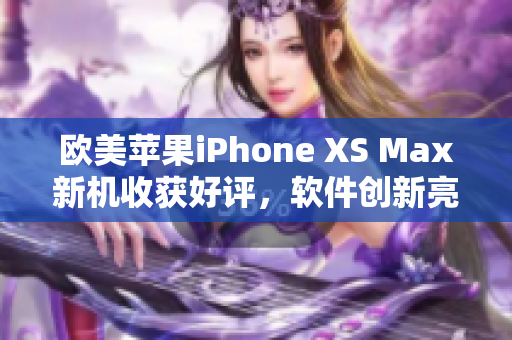 歐美蘋果iPhone XS Max新機(jī)收獲好評(píng)，軟件創(chuàng)新亮點(diǎn)引人矚目