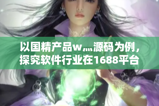 以國精產(chǎn)品w灬源碼為例，探究軟件行業(yè)在1688平臺的發(fā)展情況