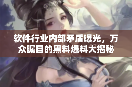 軟件行業(yè)內(nèi)部矛盾曝光，萬眾矚目的黑料爆料大揭秘