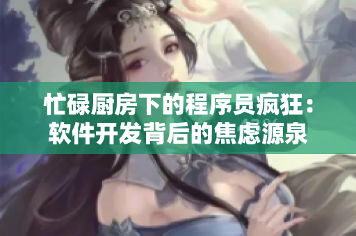 忙碌廚房下的程序員瘋狂：軟件開發(fā)背后的焦慮源泉