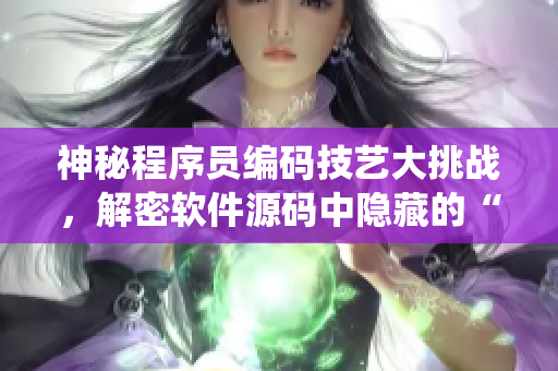 神秘程序員編碼技藝大挑戰(zhàn)，解密軟件源碼中隱藏的“蟲(chóng)卵”秘密