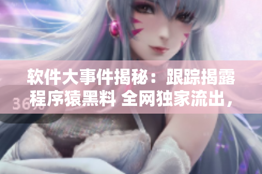 軟件大事件揭秘：跟蹤揭露程序猿黑料 全網(wǎng)獨家流出，內(nèi)幕揭秘震驚業(yè)內(nèi)！