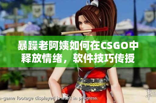 暴躁老阿姨如何在CSGO中釋放情緒，軟件技巧傳授