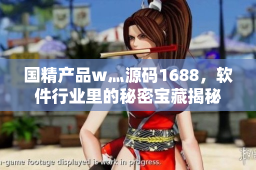國(guó)精產(chǎn)品w灬源碼1688，軟件行業(yè)里的秘密寶藏揭秘