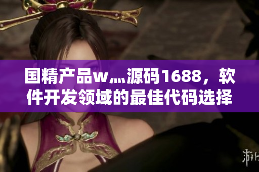 國精產(chǎn)品w灬源碼1688，軟件開發(fā)領(lǐng)域的最佳代碼選擇