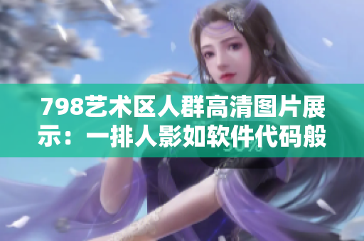 798藝術(shù)區(qū)人群高清圖片展示：一排人影如軟件代碼般排列