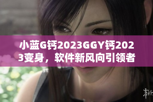 小藍(lán)G鈣2023GGY鈣2023變身，軟件新風(fēng)向引領(lǐng)者