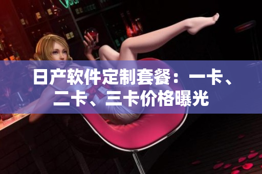 日產(chǎn)軟件定制套餐：一卡、二卡、三卡價格曝光