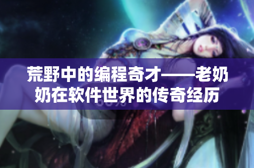 荒野中的編程奇才——老奶奶在軟件世界的傳奇經(jīng)歷
