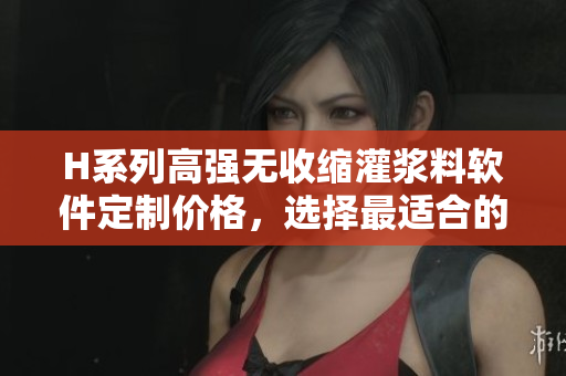 H系列高強(qiáng)無收縮灌漿料軟件定制價(jià)格，選擇最適合的解決方案