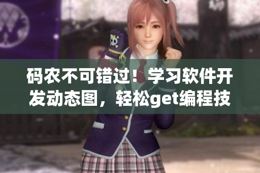 碼農(nóng)不可錯過！學(xué)習(xí)軟件開發(fā)動態(tài)圖，輕松get編程技能