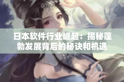 日本軟件行業(yè)崛起：揭秘蓬勃發(fā)展背后的秘訣和機遇
