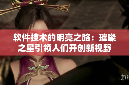 軟件技術(shù)的明亮之路：璀璨之星引領(lǐng)人們開創(chuàng)新視野