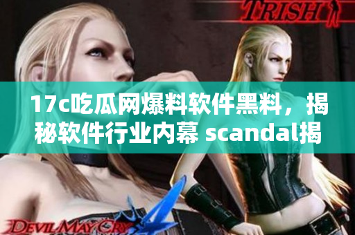 17c吃瓜網(wǎng)爆料軟件黑料，揭秘軟件行業(yè)內幕 scandal揭發(fā)
