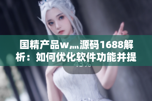 國精產(chǎn)品w灬源碼1688解析：如何優(yōu)化軟件功能并提升用戶體驗