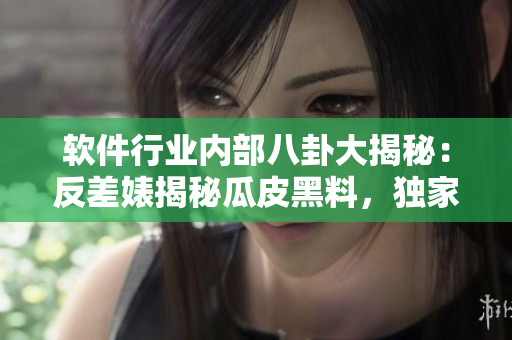 軟件行業(yè)內(nèi)部八卦大揭秘：反差婊揭秘瓜皮黑料，獨家曝光萬里長征！