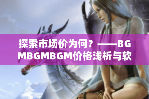 探索市場(chǎng)價(jià)為何？——BGMBGMBGM價(jià)格淺析與軟件產(chǎn)業(yè)聯(lián)動(dòng)分析