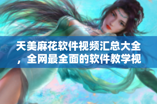 天美麻花軟件視頻匯總大全，全網(wǎng)最全面的軟件教學視頻收錄