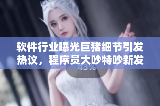 軟件行業(yè)曝光巨豬細(xì)節(jié)引發(fā)熱議，程序員大吵特吵新發(fā)現(xiàn)揭秘