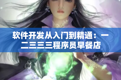 軟件開發(fā)從入門到精通：一二三三三程序員早餐店