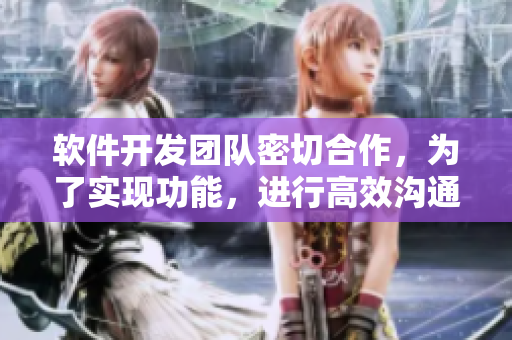 軟件開發(fā)團隊密切合作，為了實現(xiàn)功能，進行高效溝通
