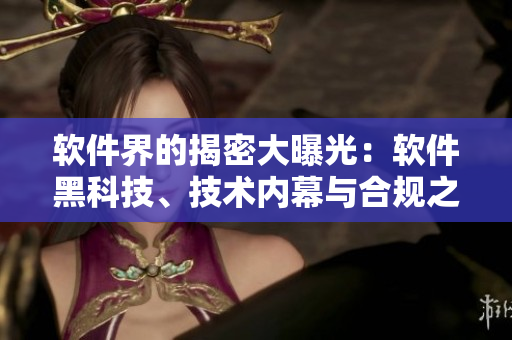 軟件界的揭密大曝光：軟件黑科技、技術(shù)內(nèi)幕與合規(guī)之路