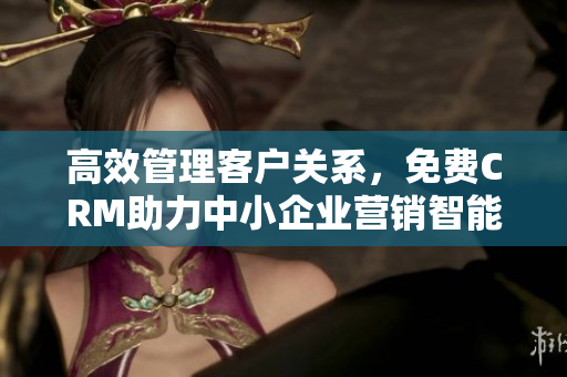 高效管理客戶關(guān)系，免費(fèi)CRM助力中小企業(yè)營銷智能化