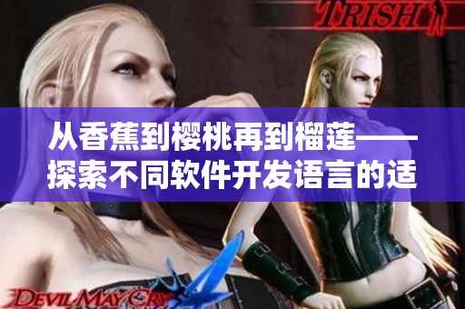 從香蕉到櫻桃再到榴蓮——探索不同軟件開發(fā)語言的適用場景 從香蕉到櫻桃再到榴蓮——探索不同軟件開發(fā)語言的適用場景