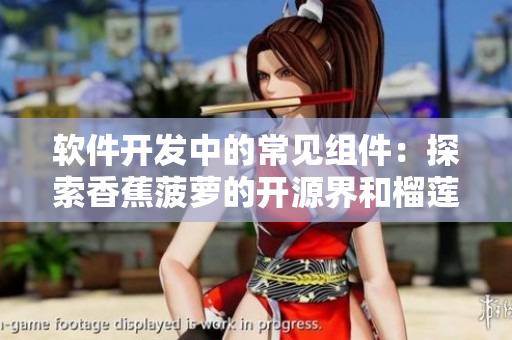 軟件開發(fā)中的常見組件：探索香蕉菠蘿的開源界和榴蓮茄子的閉源界
