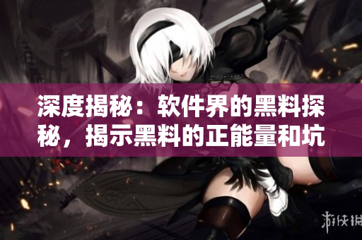 深度揭秘：軟件界的黑料探秘，揭示黑料的正能量和坑點不打烊