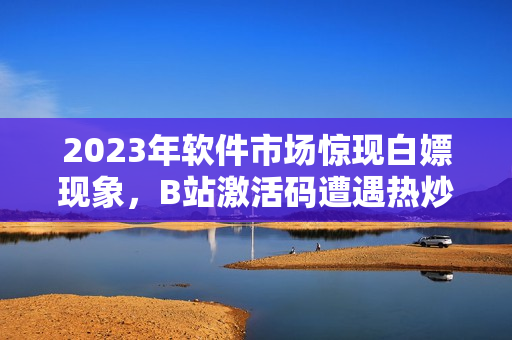 2023年軟件市場驚現(xiàn)白嫖現(xiàn)象，B站激活碼遭遇熱炒！