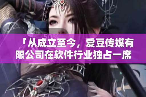 「從成立至今，愛豆傳媒有限公司在軟件行業(yè)獨占一席」