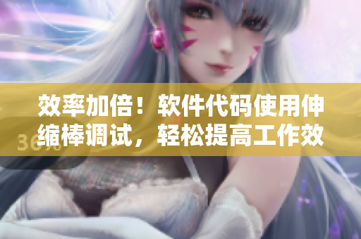 效率加倍！軟件代碼使用伸縮棒調(diào)試，輕松提高工作效率！