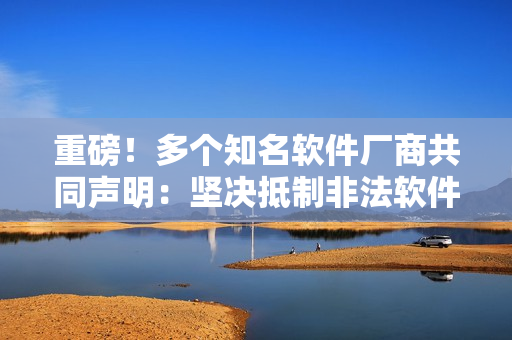 重磅！多個知名軟件廠商共同聲明：堅決抵制非法軟件，請您理性選擇正版軟件！
