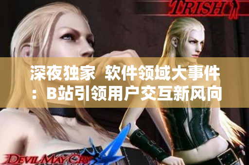 深夜獨(dú)家  軟件領(lǐng)域大事件：B站引領(lǐng)用戶交互新風(fēng)向，2024新入口更新！