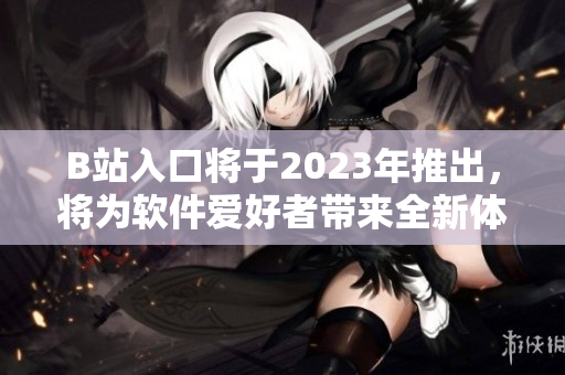 B站入口將于2023年推出，將為軟件愛好者帶來全新體驗(yàn)