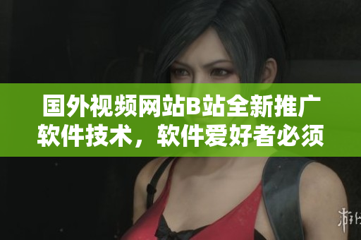 國外視頻網(wǎng)站B站全新推廣軟件技術，軟件愛好者必須關注的重磅內(nèi)容！