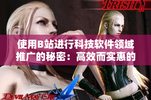 使用B站進行科技軟件領(lǐng)域推廣的秘密:高效而實惠的廣告策略 使用B站進行科技軟件領(lǐng)域推廣的秘密:高效而實惠的廣告策略