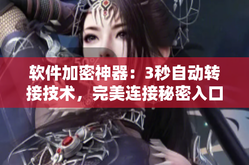 軟件加密神器：3秒自動(dòng)轉(zhuǎn)接技術(shù)，完美連接秘密入口