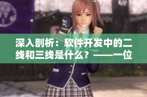 深入剖析：軟件開發(fā)中的二線和三線是什么？——一位編輯的探索