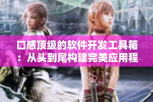 口感頂級(jí)的軟件開發(fā)工具箱：從頭到尾構(gòu)建完美應(yīng)用程序