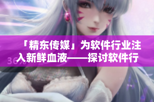 「精東傳媒」為軟件行業(yè)注入新鮮血液——探討軟件行業(yè)創(chuàng)新及發(fā)展趨勢