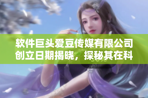 軟件巨頭愛豆傳媒有限公司創(chuàng)立日期揭曉，探秘其在科技領(lǐng)域的發(fā)展之路