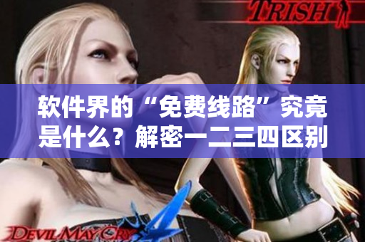 軟件界的“免費(fèi)線路”究竟是什么？解密一二三四區(qū)別！