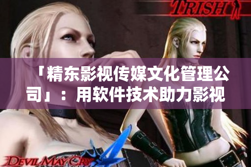 「精東影視傳媒文化管理公司」：用軟件技術(shù)助力影視行業(yè)成長
