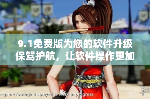 9.1免費(fèi)版為您的軟件升級(jí)保駕護(hù)航，讓軟件操作更加流暢快捷!